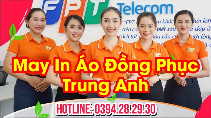 May In Áo Đồng Phục Trung Anh