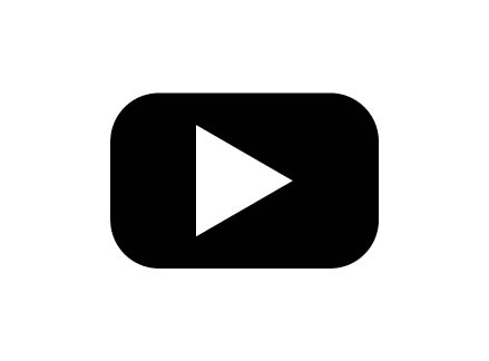 Logo Youtube Đen Trắng