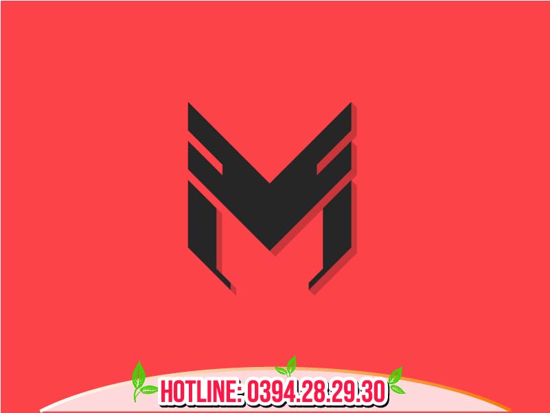 Thiết kế logo 2 chữ MM